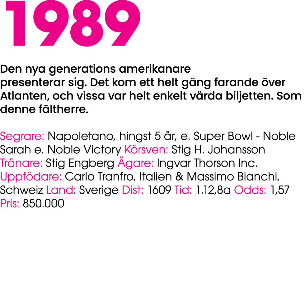 1989 Den nya generations amerikanare presenterar sig. Det kom ett helt g ng farande ver Atlanten, och vissa var helt...