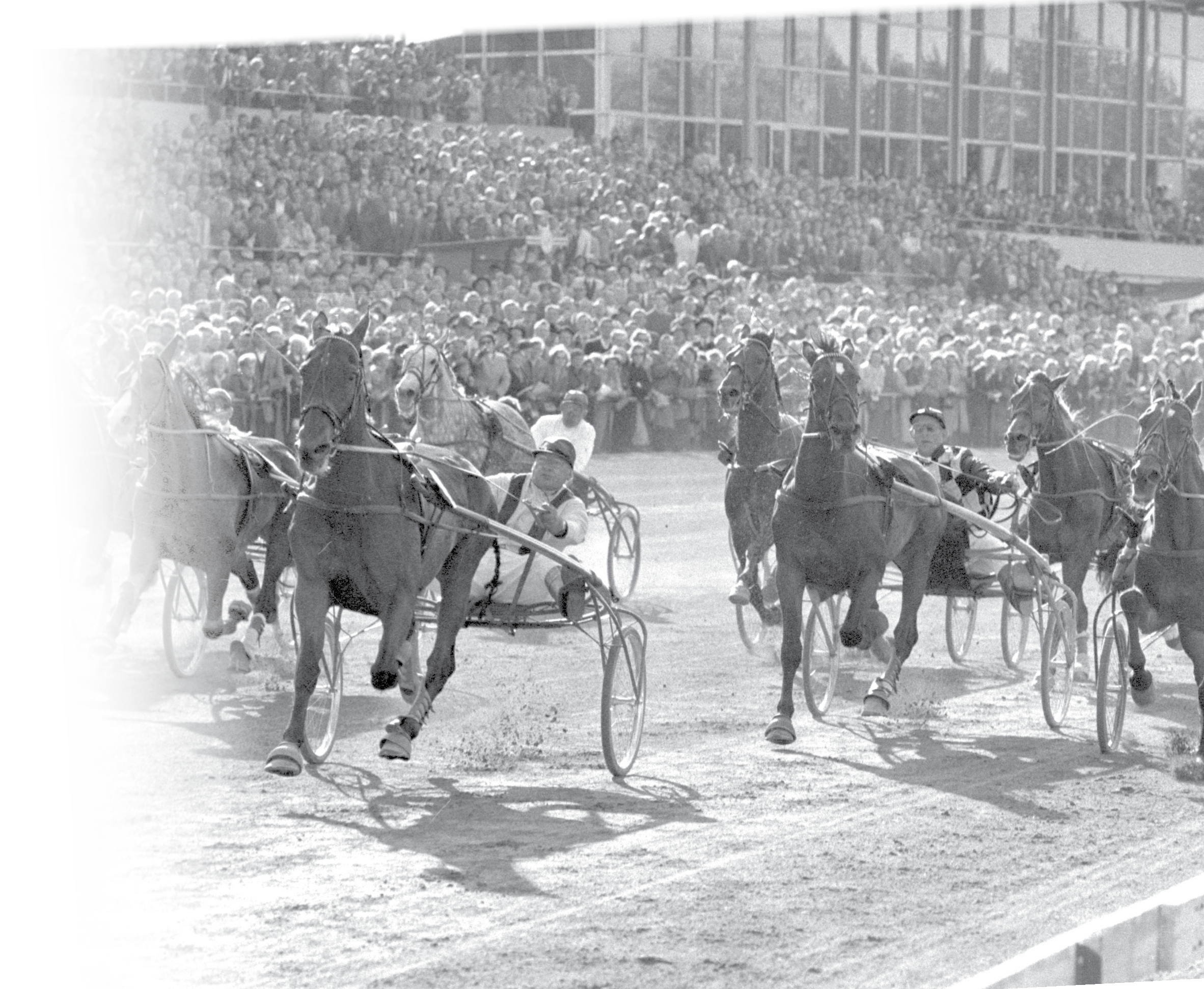 M√ L HEAT 2 ELITLOPPET 1956.BILD GAMLA ARKIVET. Fotograf: Referens: Place